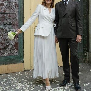 SIMKHAI Ambretta Dress in Ivory size 6